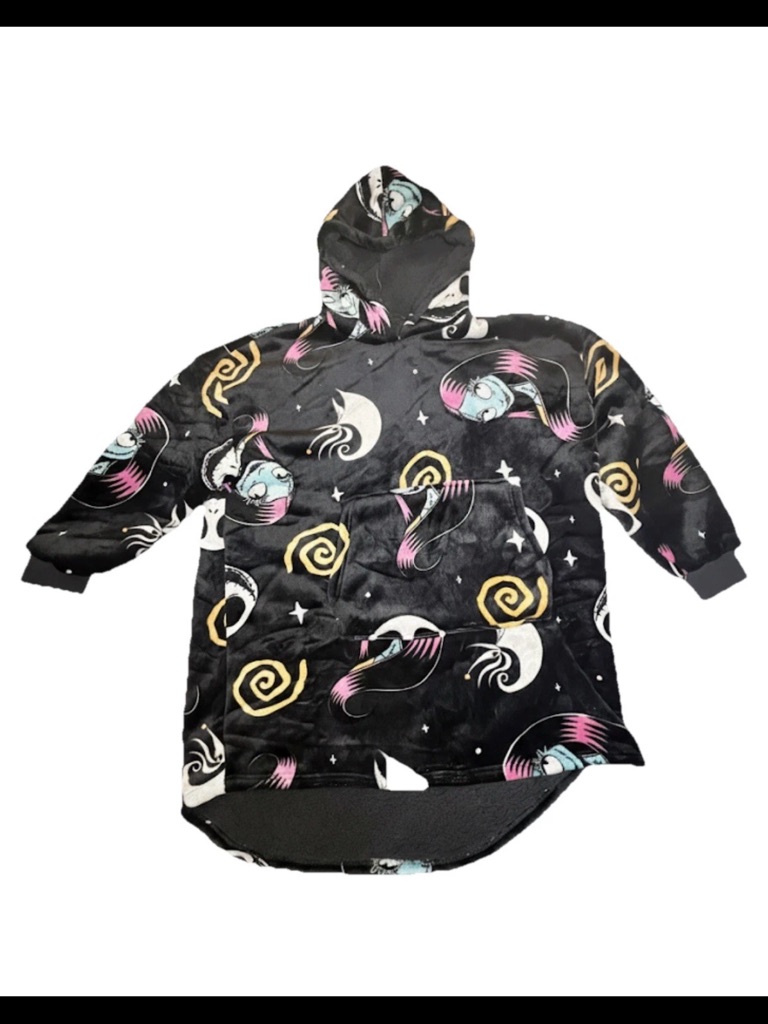 Sweatshirt Nightmare Before Christmas Sally Oversized Plush Hooded M/L Girls